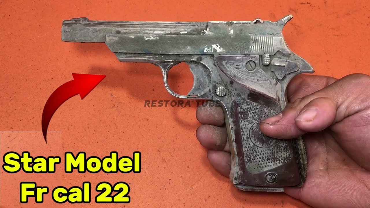 Star Model FR Antique .22lr Restoration / Gun Restoration