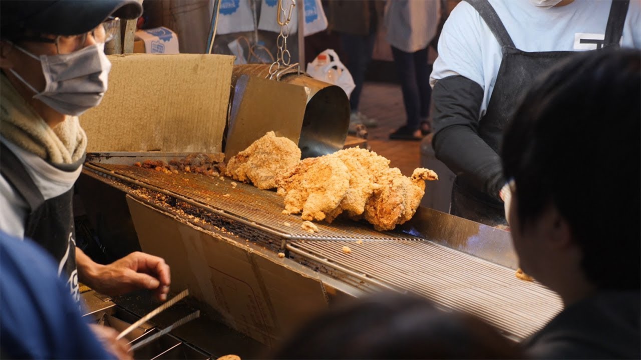 Giant Spicy Chicken Fried - Taiwanese Street Food