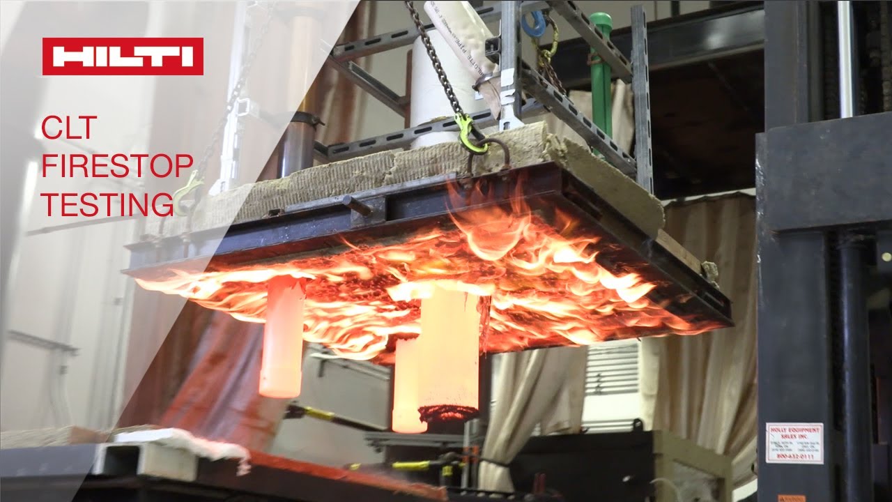CASE STUDY of Hilti Firestop testing in cross-laminated timber (CLT)
