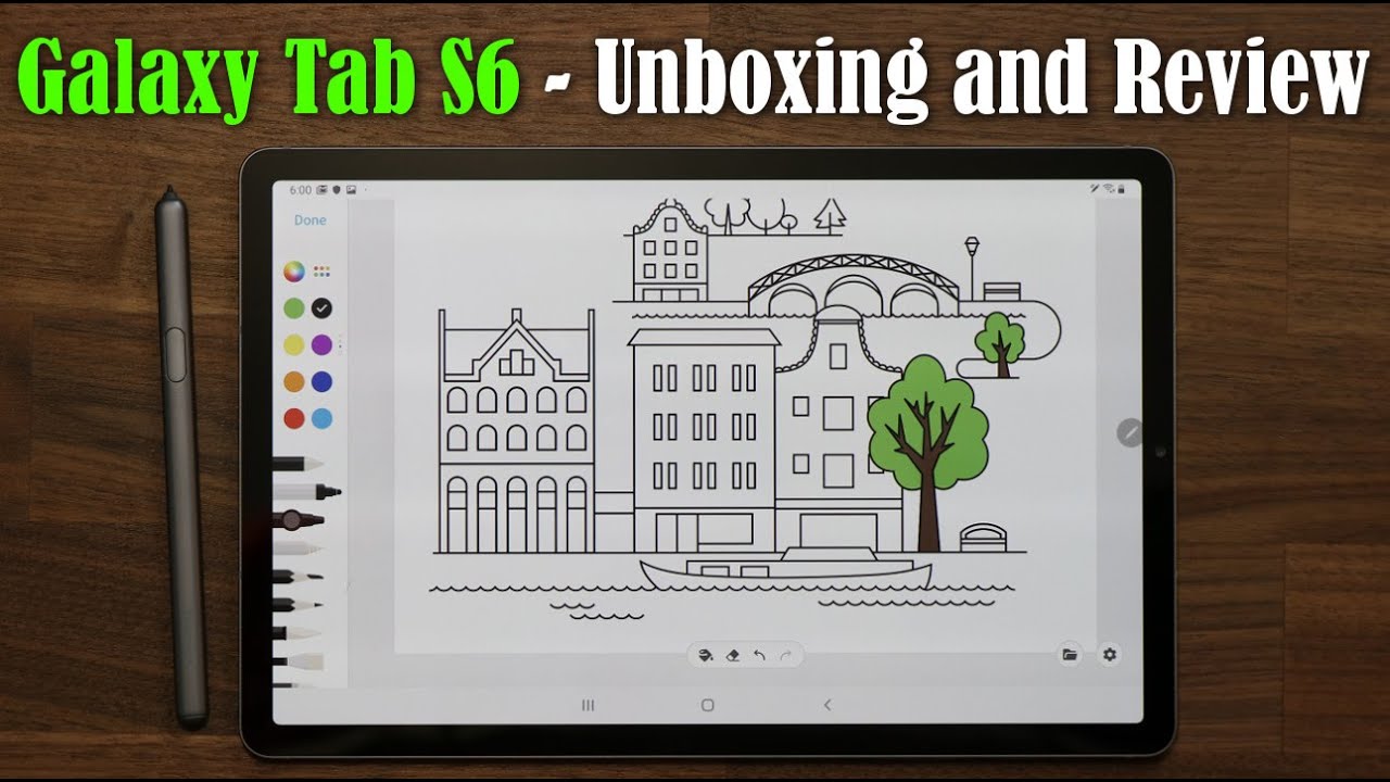 Galaxy Tab S6 - Unboxing, First Time Setup, and Review