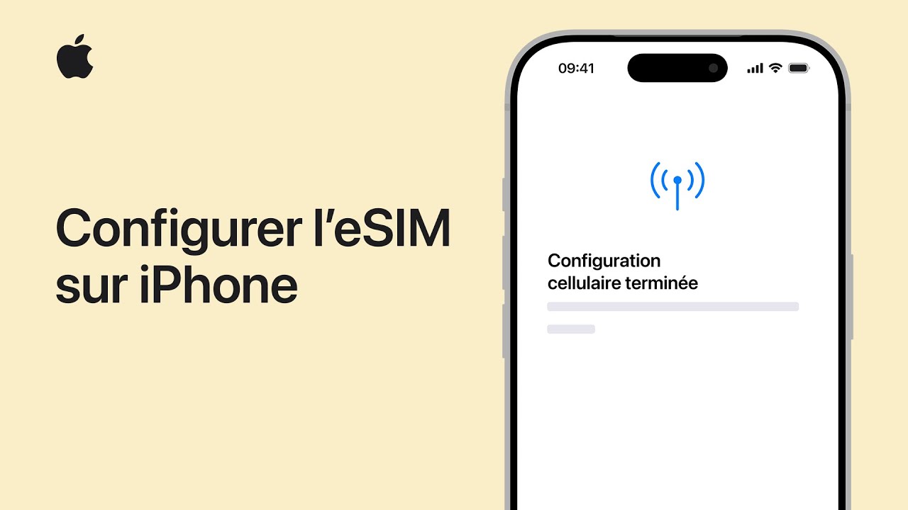 Configurer l’eSIM sur iPhone | Assistance Apple