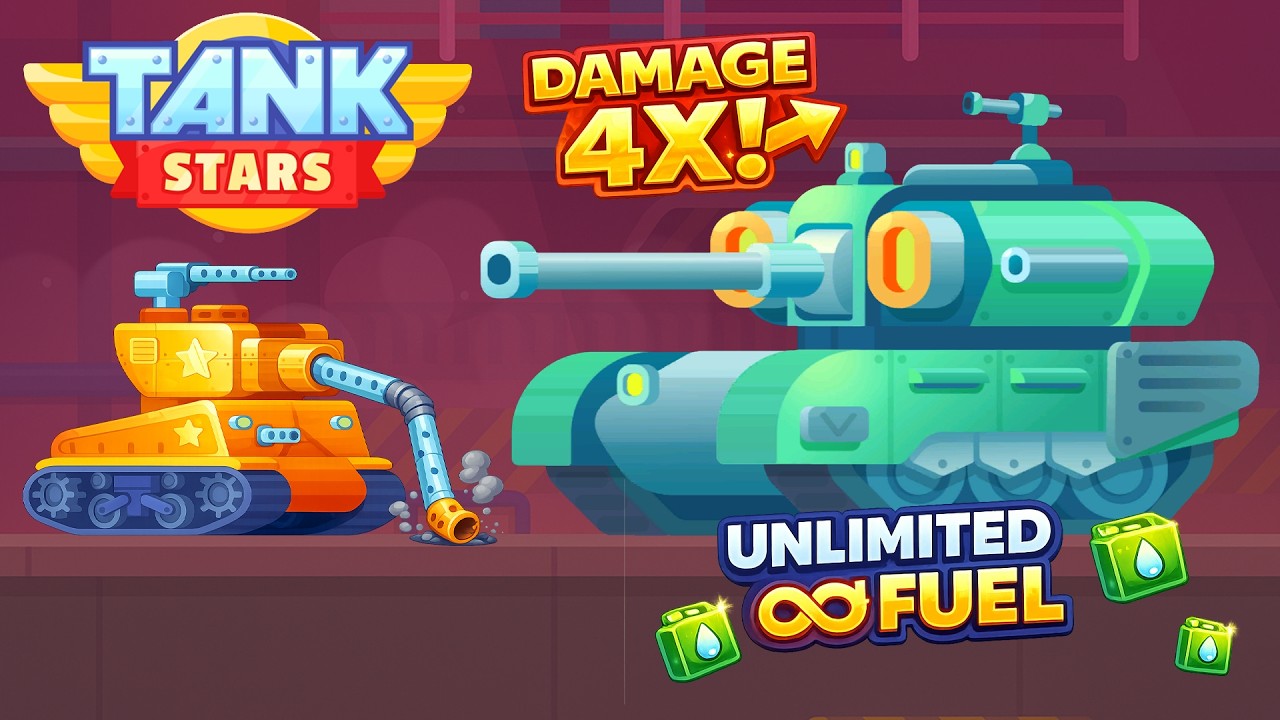 Tank Star Unlimited Fuel High Damage  Over Powered AI Tank Update