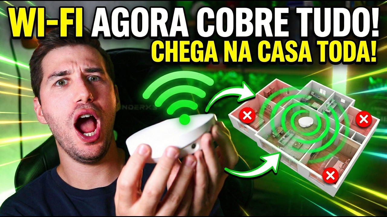 Esse aparelho faz seu Wi-Fi chegar RÁPIDO na CASA TODA