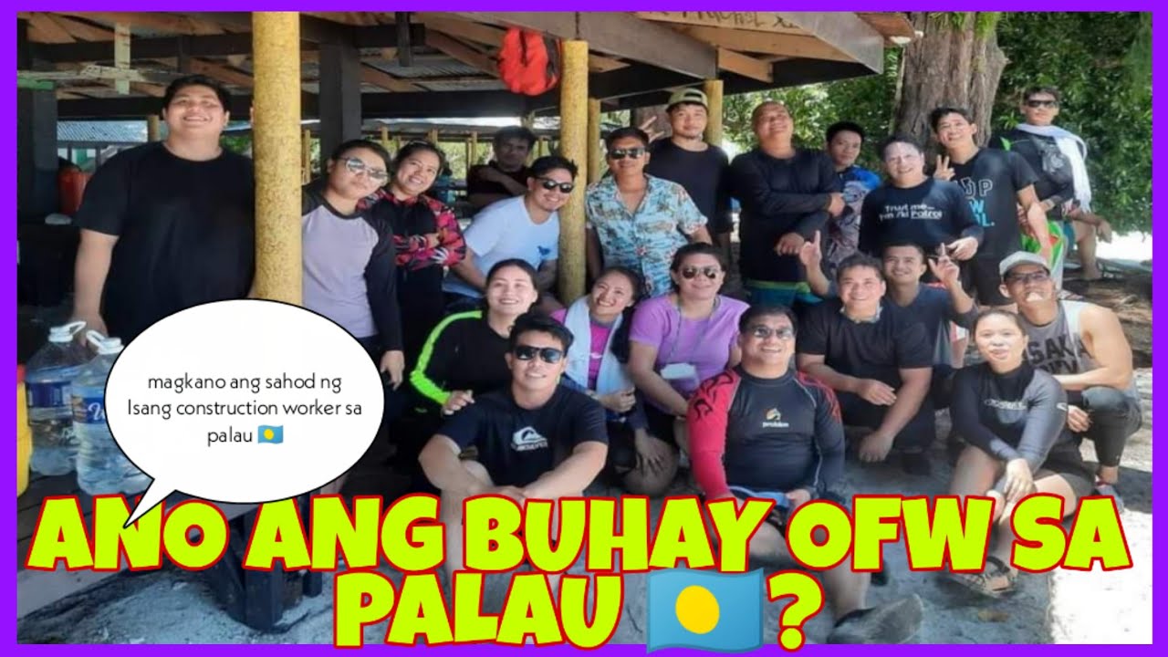 Cost of living ng isang construction worker sa palau 🇵🇼|gaga journal,palau vlog