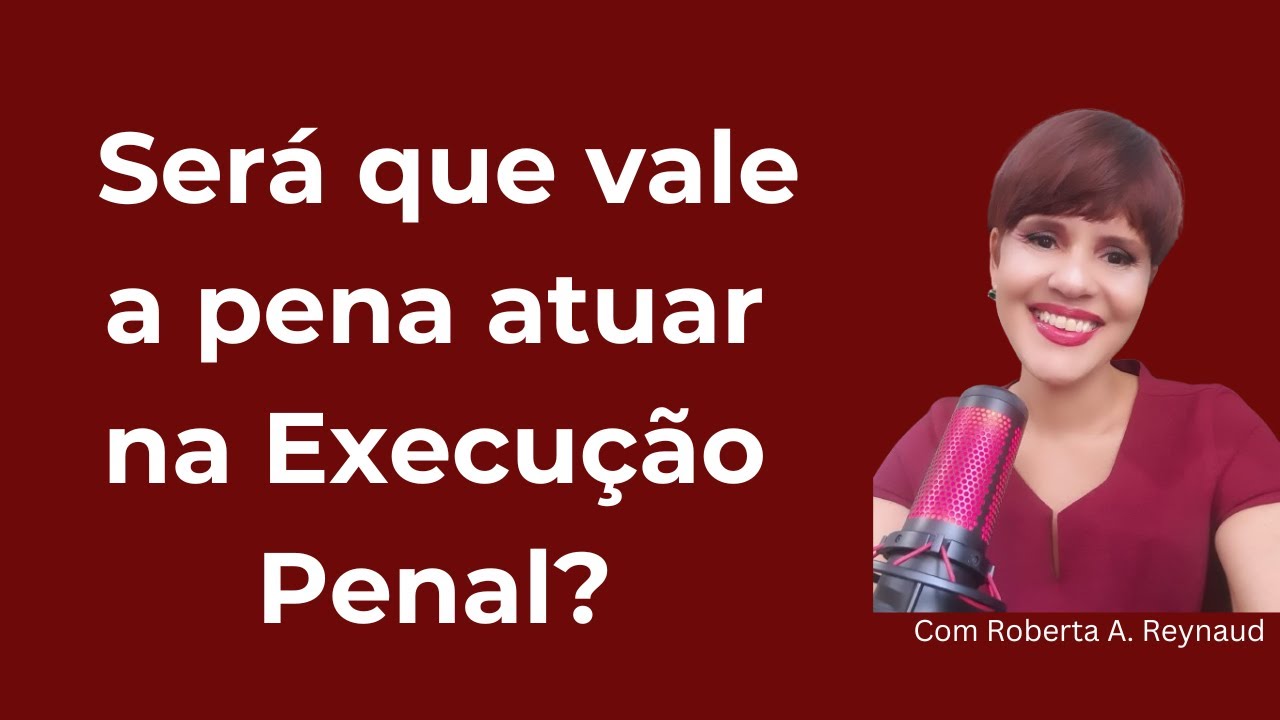 Motivos para você começar a atuar na Execução Penal! Atenção WhatsApp atualizado na descrição video