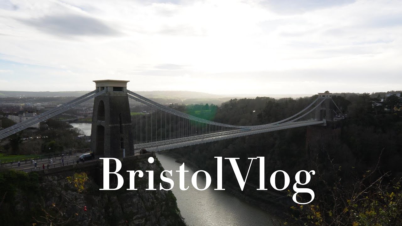 POV Veiwing Clifton suspension bridge in bristol