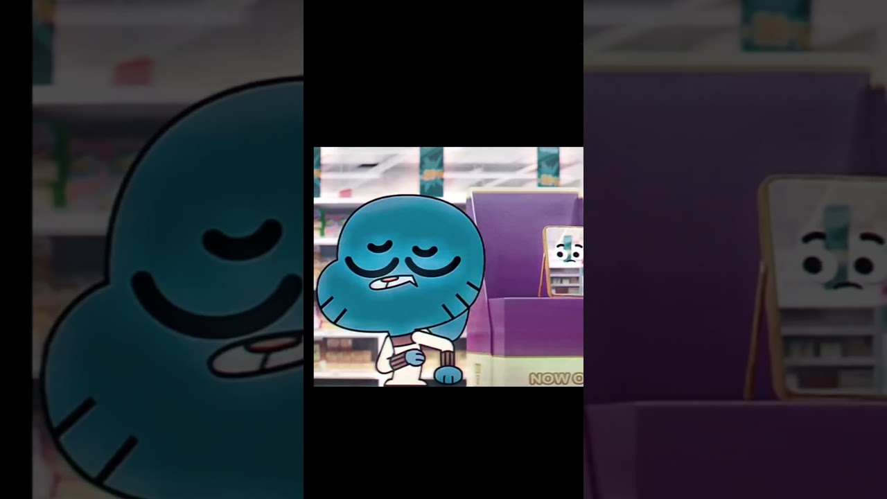 I Stared into the abyss and is stared back at me Gumball￼ edit￼