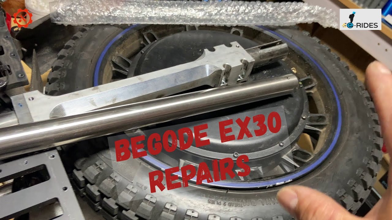 Begode MTEN4 EX30 Wheels Repairs. e.Rides EUC Upgrades