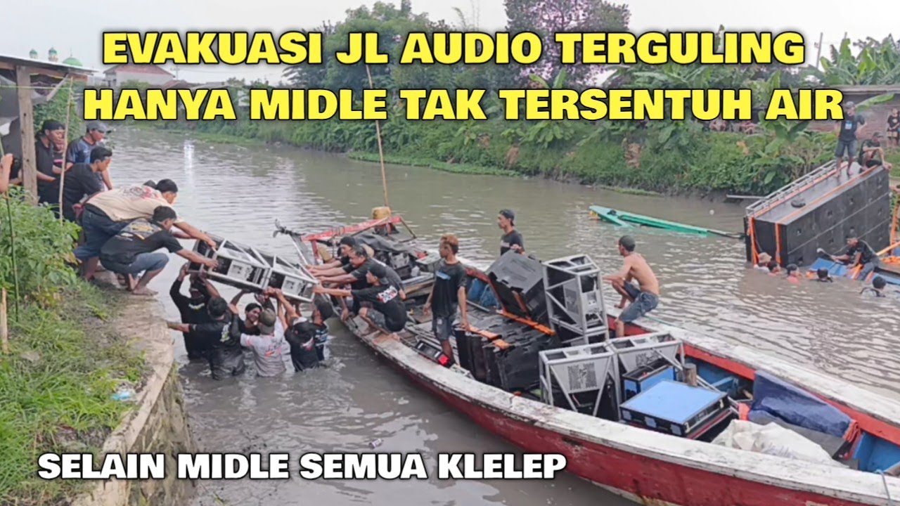 Power dan mixer ratusan juta tenggelam di sungai nyadran Balongdowo sidoarjo