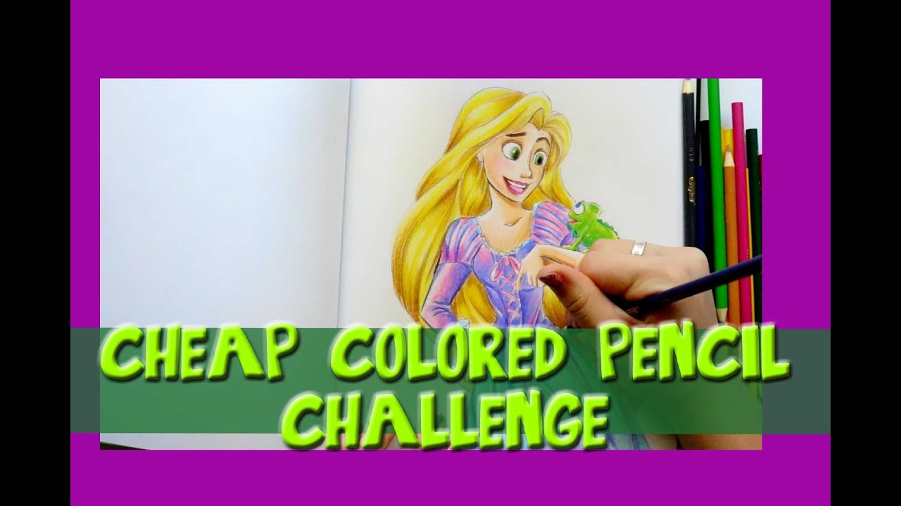 CRAYOLA COLORED PENCILS (Cheap Art Supplies Challenge) - @dramaticparrot