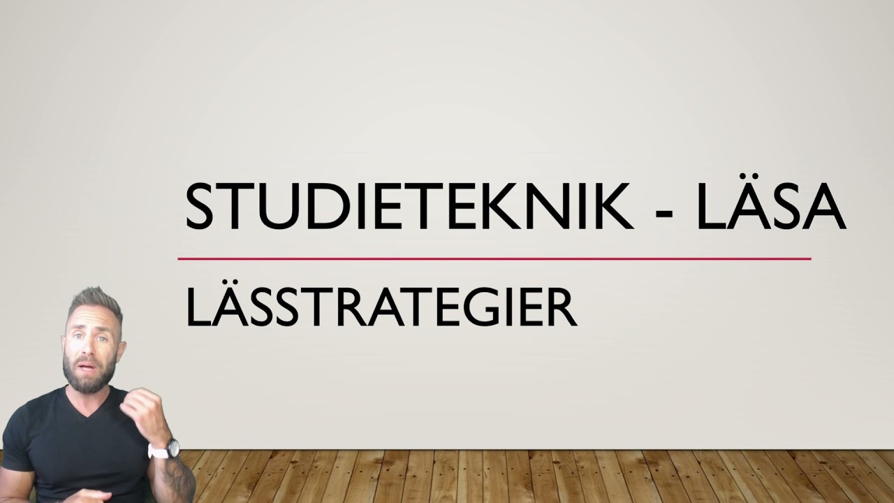 Studieteknik - Läsa: Har du rätt strategier?