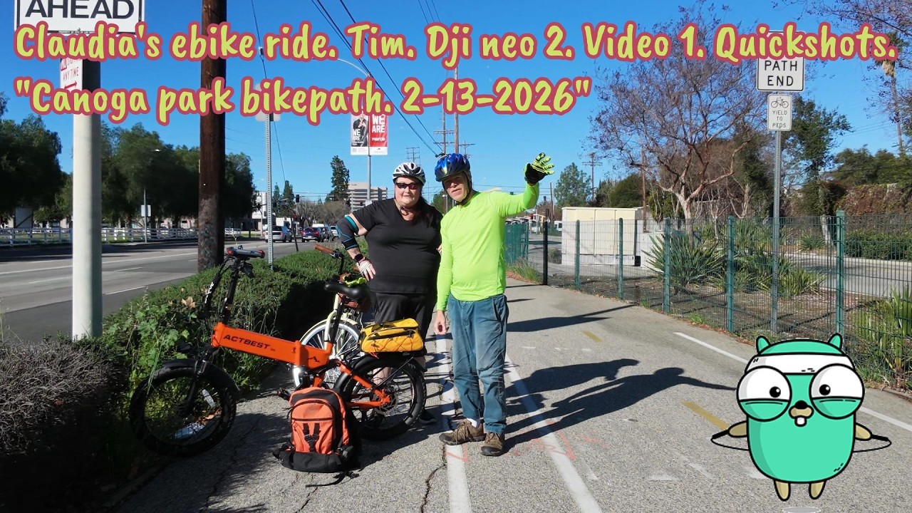 ClaudiasEbikeRide. DjiNeo2. Quickshots. Video 1. 2-13-2026