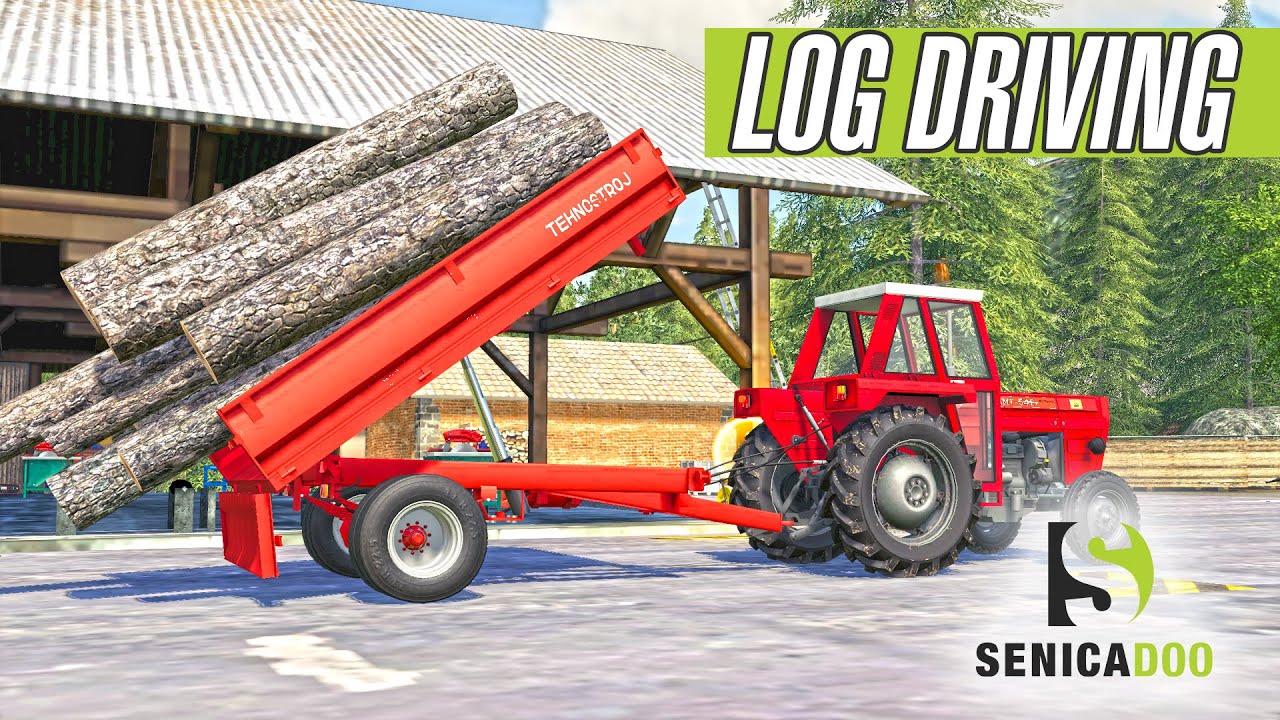 UTH19 - Log driving FS19 comparison to real life - dolenjska