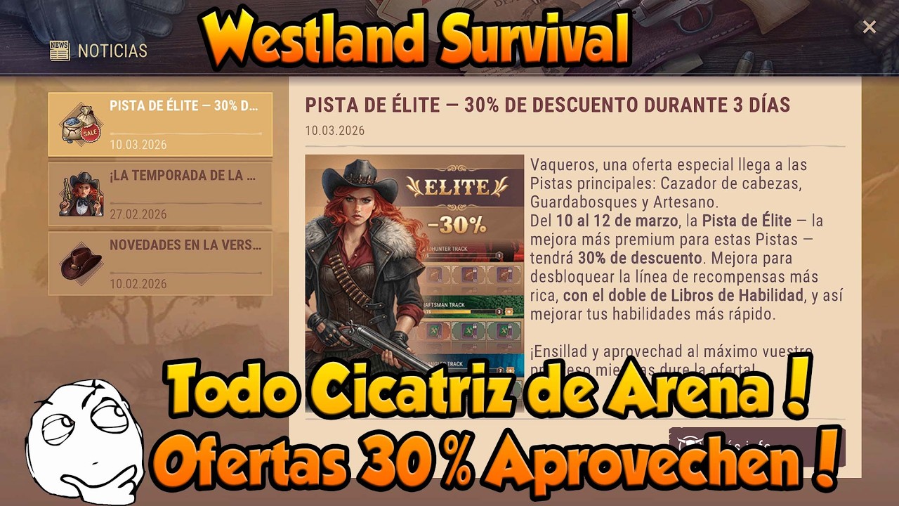 Westland Survival Todo Cicatriz de Arena! Ofertas 30% Aprovechen!