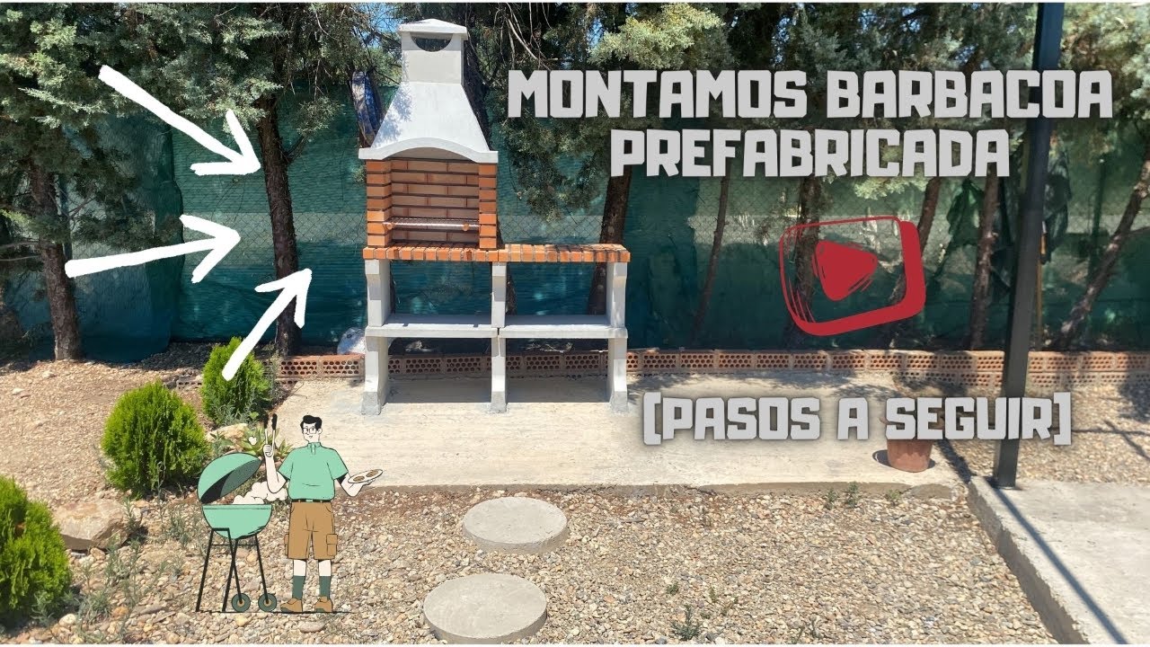 ✅COMO MONTAR BARBACOA PREFABRICADA🍖  , |25# Maestras, niveles materiales.