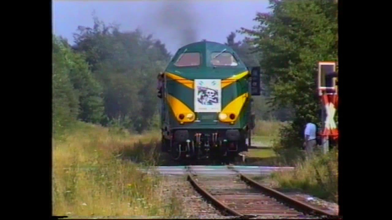 061 SNCB - NMBS - Lignes 36 - 37 - 45 - 48 - 49 le 08/08/1992 - Train PFT sur la Vennbahn