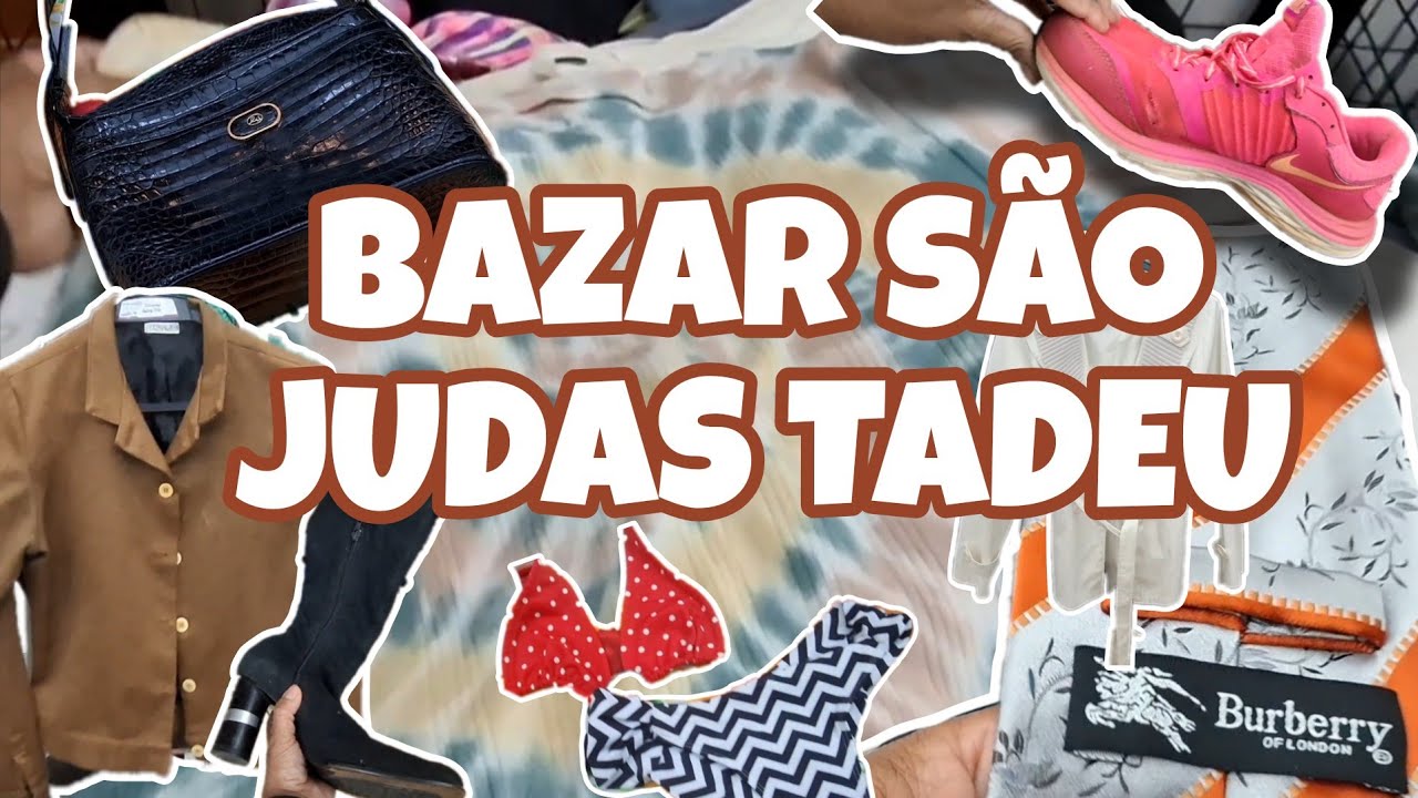 Tour no BAZAR SÃO JUDAS TADEU | Garimpo beneficente com achadinhos incríveis - Bazar Beneficente