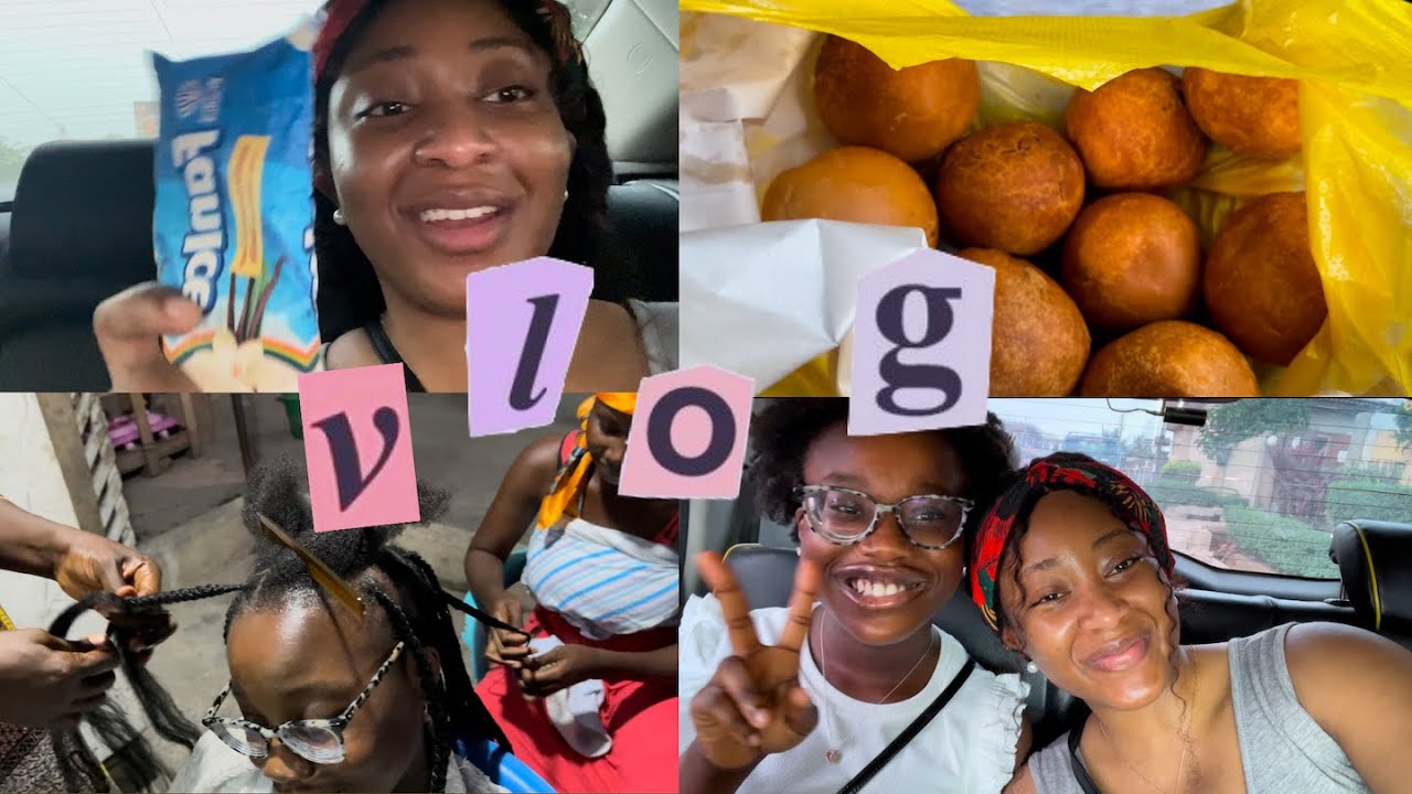 GETTING HAIR BRAIDED IN GHANA FOR $20| POLISHD NAILS GHANA| MTN OFFICE TOUR| VLOGMAS DAY 2