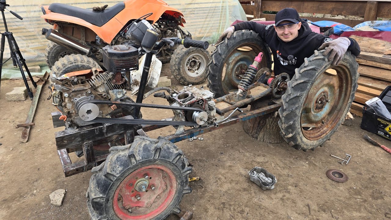 Am pornit tractorașul pentru prima oară . Cutia de viteze functioneaza [EP.3]