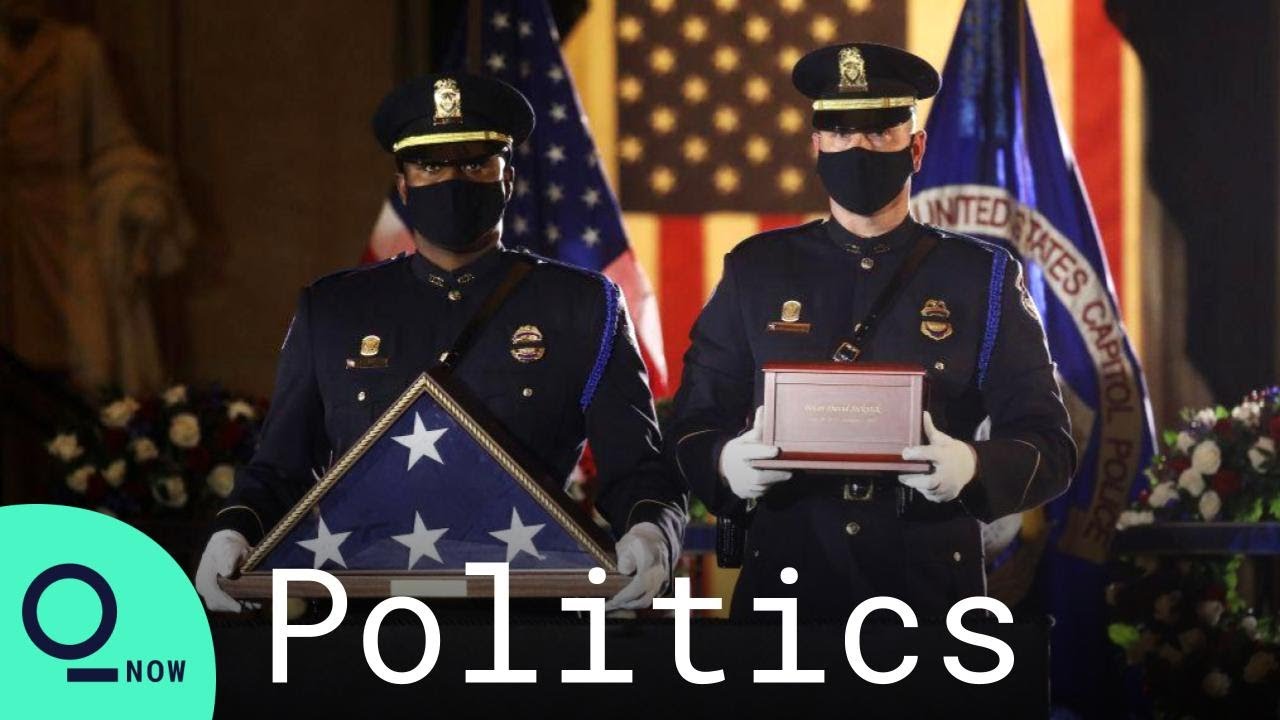 Remains of Slain Officer Brian Sicknick Arrive at U.S. Capitol to Lie in Honor
