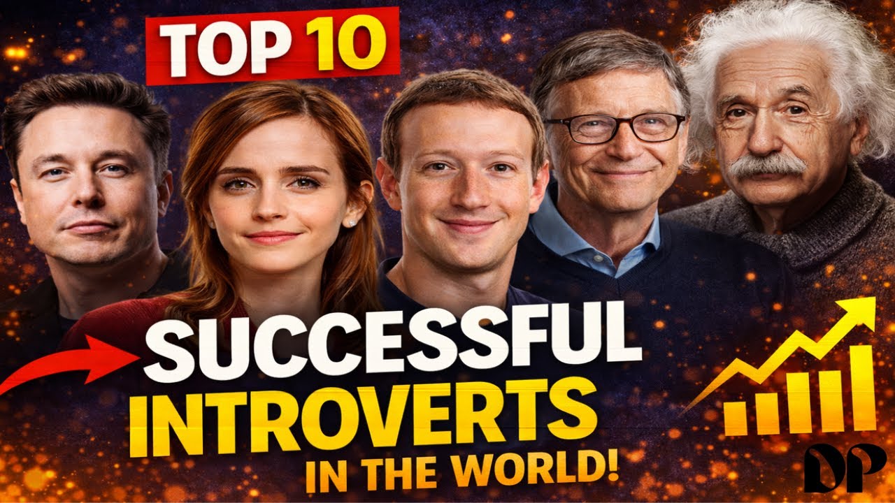 Top 10 successful Introverts in the World | Quiet People Who Changed History