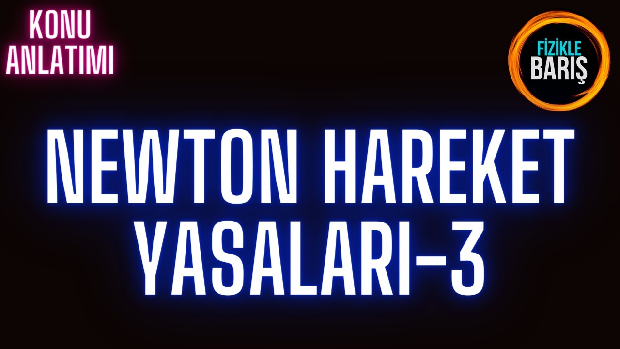 DİNAMİK NEWTON YASALARI-3 EĞİK DÜZLEM UYGULAMALARI