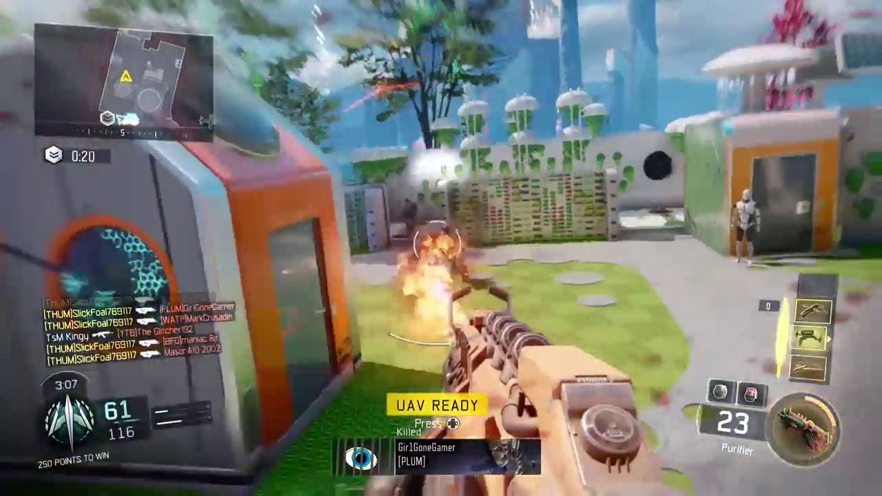 FLAMETHROWER PURIFIER MONTAGE! (Black Ops 3 Leftover Clips)