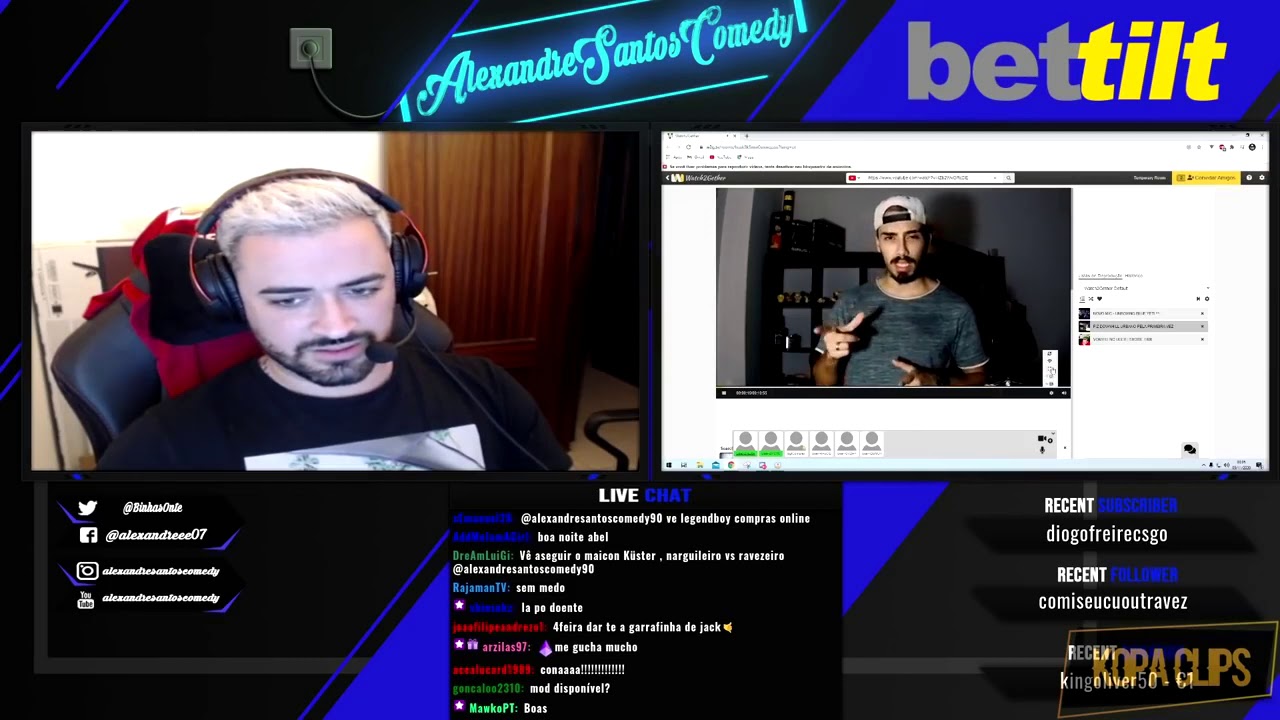 ALEXANDRE SANTOS REAGE A LEGENDBOY 