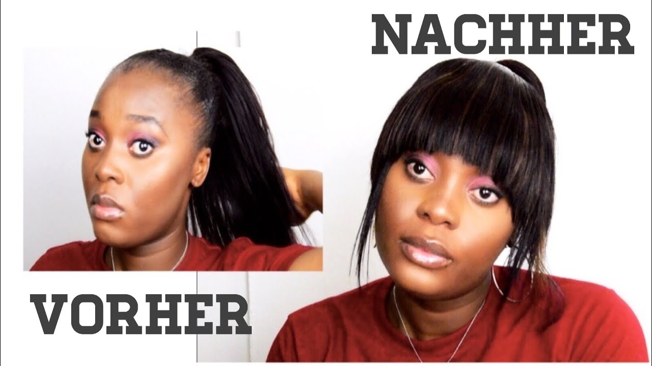 | Abnehmbarer Pony selber machen | FAUX BANGS
