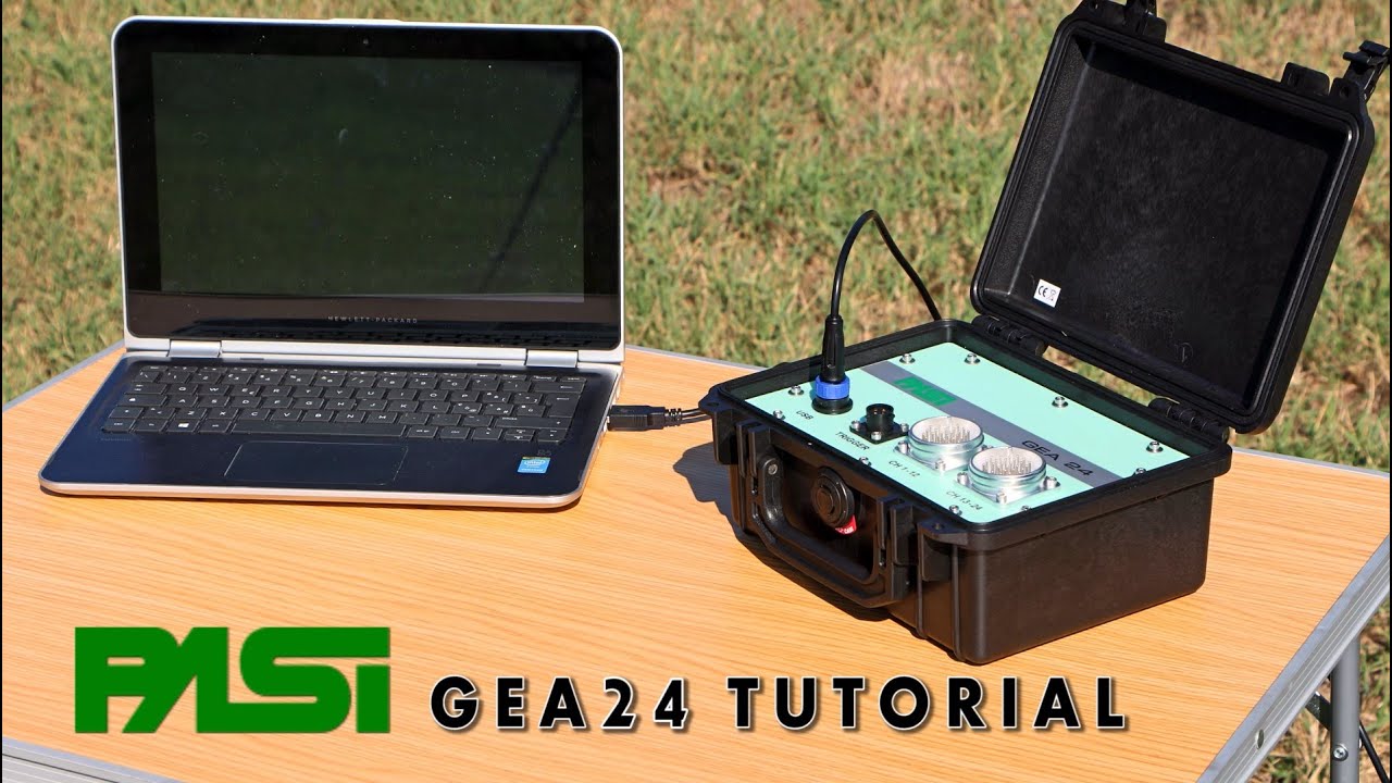 GEA24 Sismógrafo de 24 canales - presentación del producto