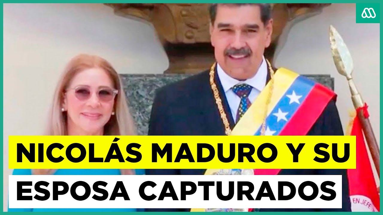 URGENTE: Nicol&aacute;s Maduro y su esposa fueron capturados por EEUU y llevados fuera de Venezuela
