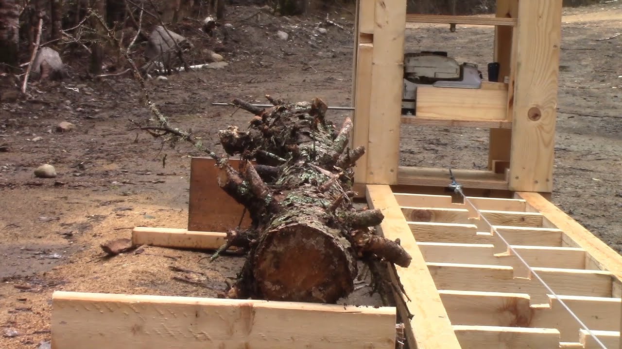 The Woodpecker Ep 259 - A wooden chainsaw mill