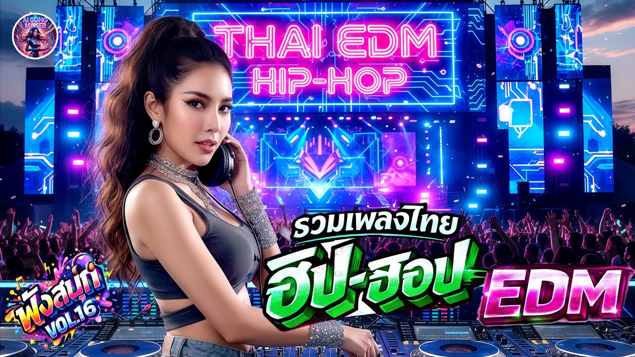 HIP-HOP RAP EDM ..เพลงไทย  ฟังชิลๆ จังหวะสนุก แนว..HIPHOP,RAP,R&B VOL.16