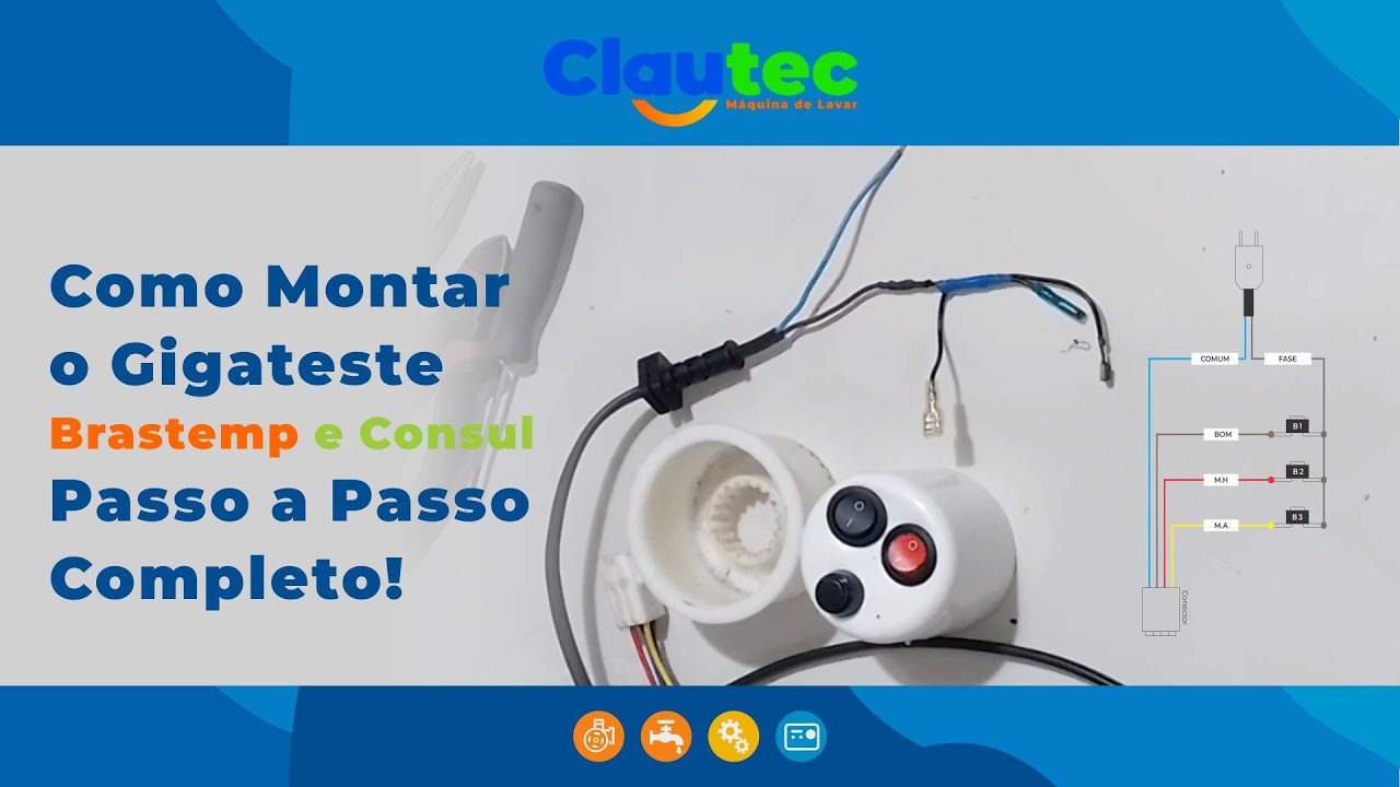 Como Montar o Gigateste Brastemp e Consul | Passo a Passo Completo!