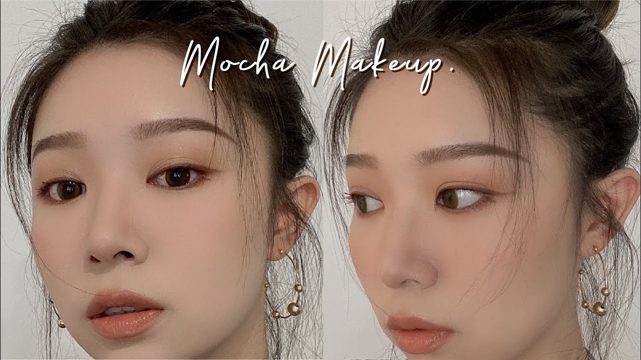 春天的感觉「温柔日系摩卡妆容」史上最多雨辑未发售新品的一期GRWM / mocha makeup