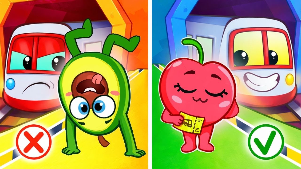 Train Safety Rules Song! Choo Choo Adventure 🚂 Kids Songs by VocaVoca Friends