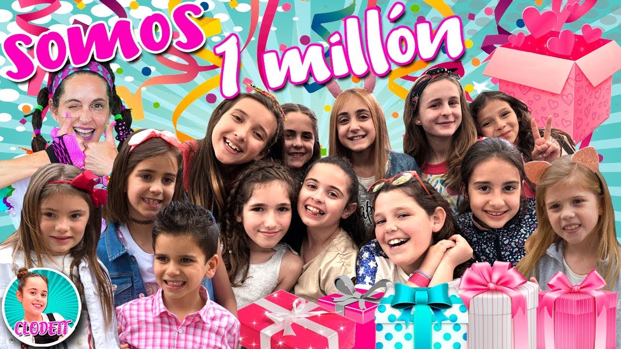 Llegamos al MILLÓN!! Lo CELEBRAMOS con un montón de AMIGOS YOUTUBERS, ATRACCIONES y REGALOS