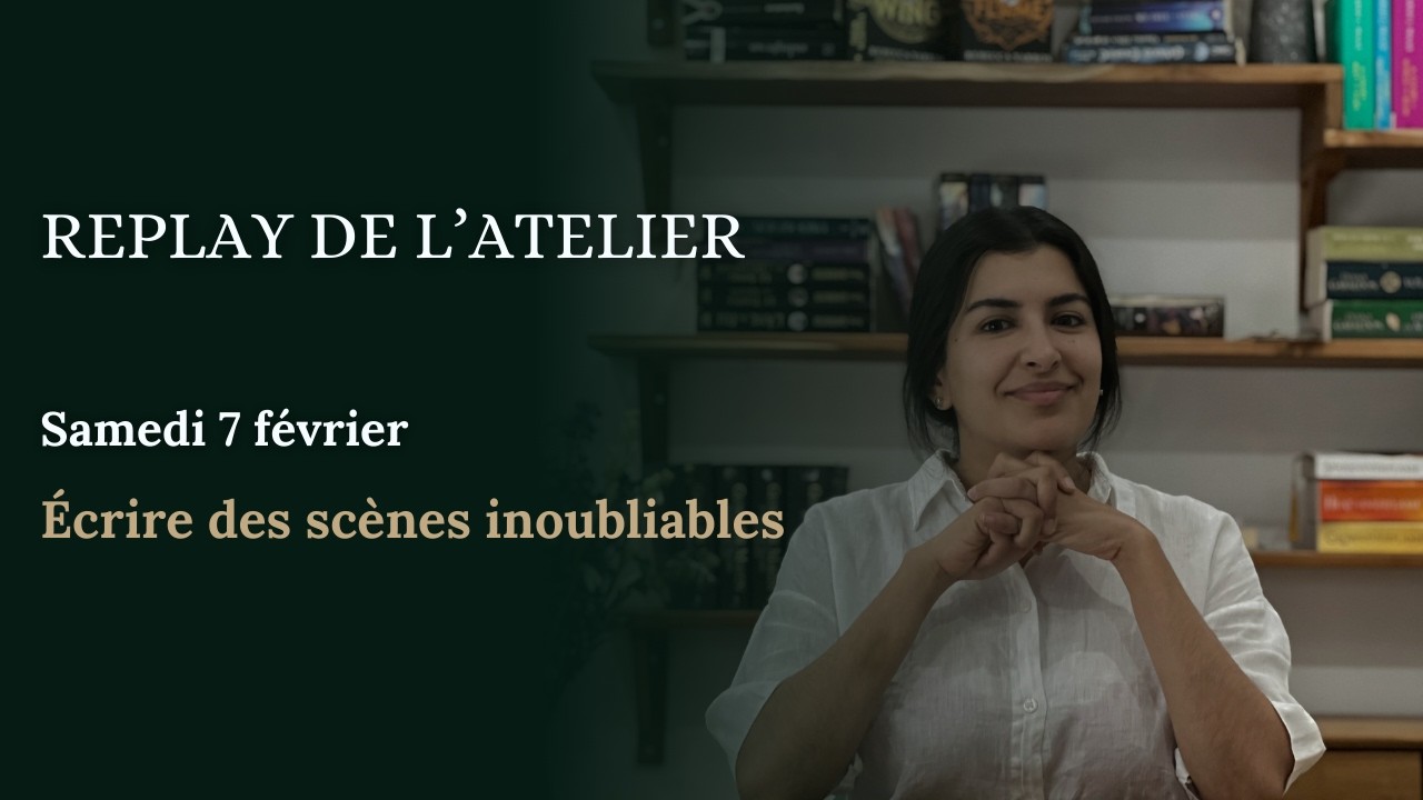 Atelier - Écrire des scènes inoubliables - 7 février 2026