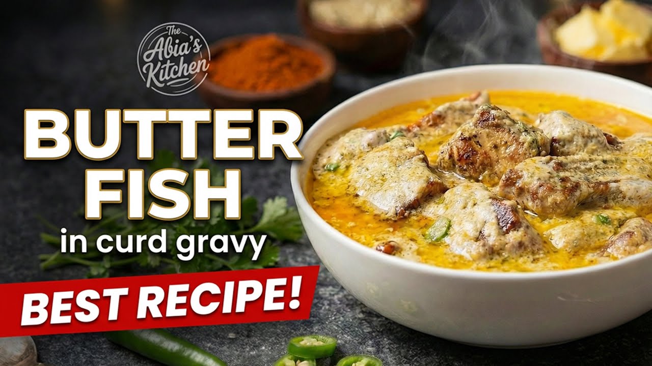 Butter Fish Recipe | Easy & Tasty Home Style Recipe | The Abia’s Kitchen 