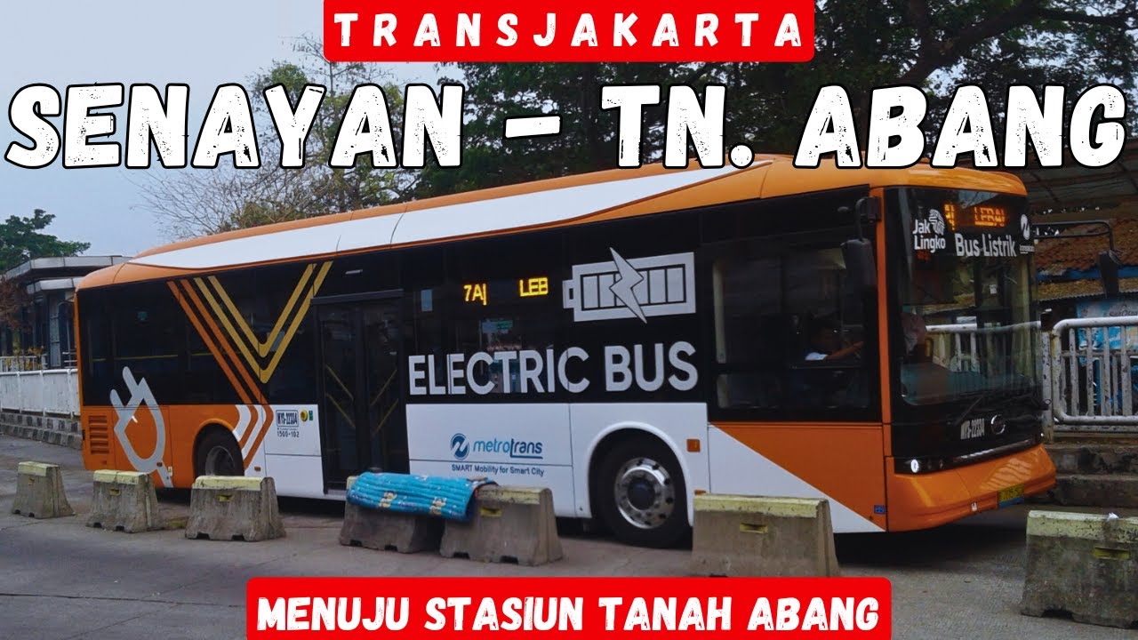 Trip BRT Transjakarta #42❗ SENAYAN ke STASIUN TANAH ABANG Naik Koridor 1N Terbaru Hanya 3rb