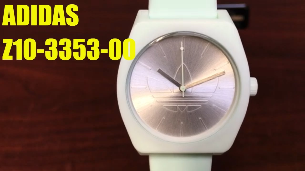 Adidas Process SP1 Green Polycarbonate Watch Z10 3353-00