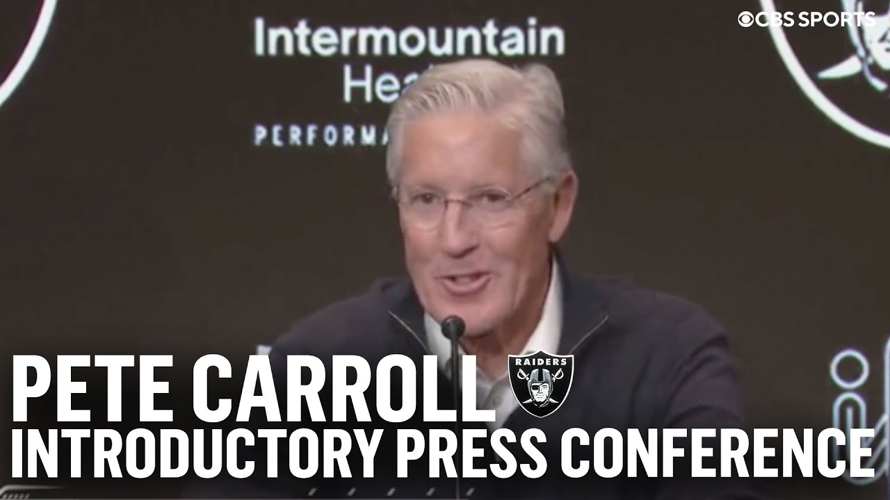 Raiders introduce Pete Carroll as new Head Coach | Press Conference