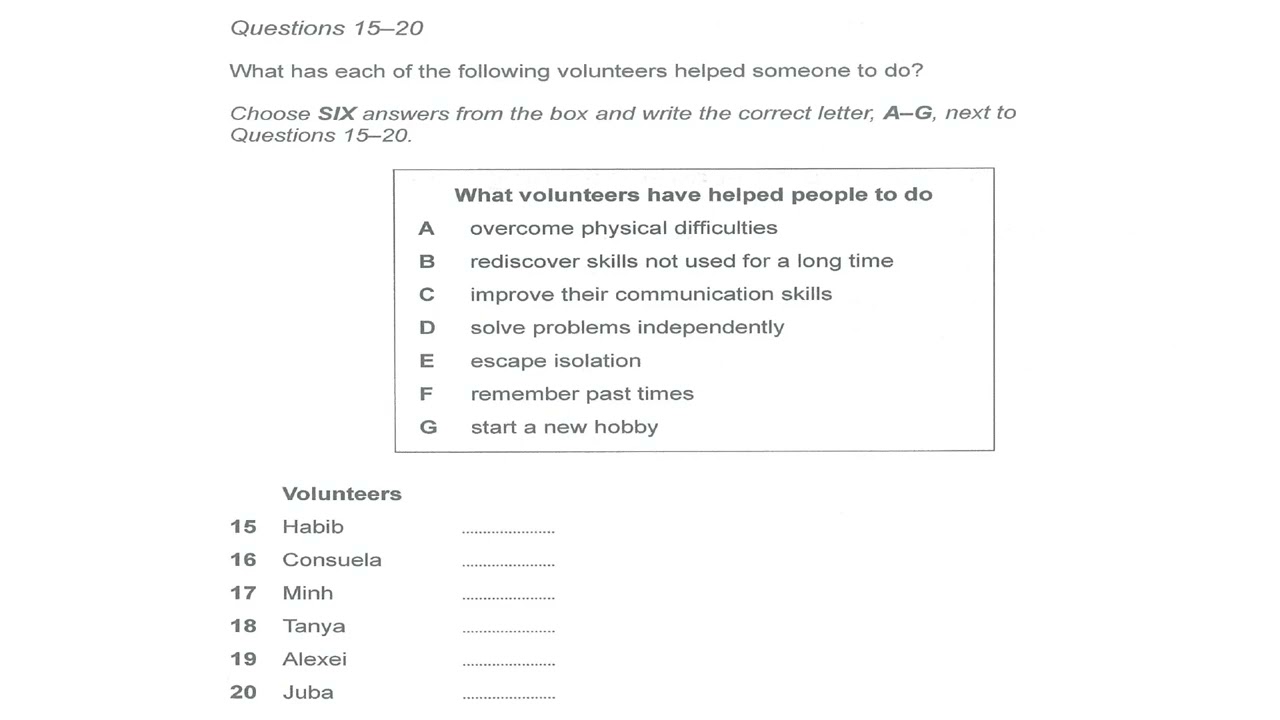 Cambridge IELTS 14 Listening Test 3