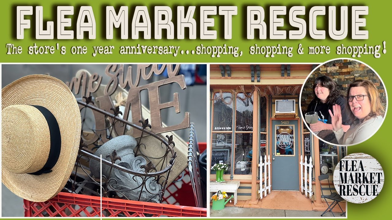 COME WITH US THRIFTING - RESELLING - SHOPPING FOR THRIFT STORE FINDS-ONE YEAR SHOP ANNIVERSARY