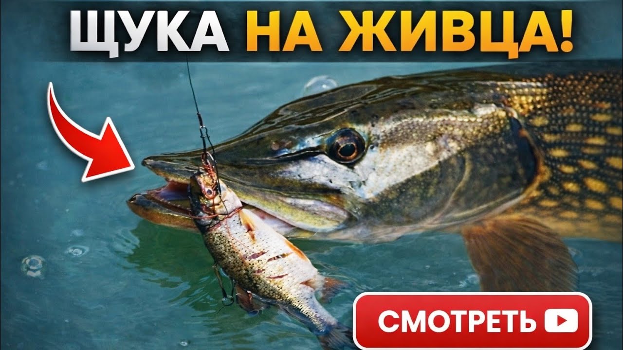 Ловля щуки на живца. Рыбалка на поплавок