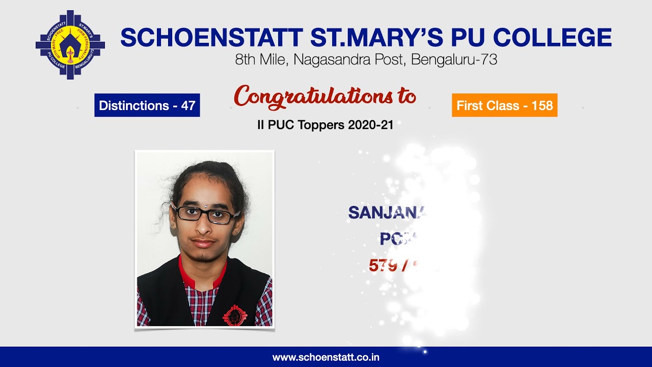II PUC Toppers 2021# SSM PU College