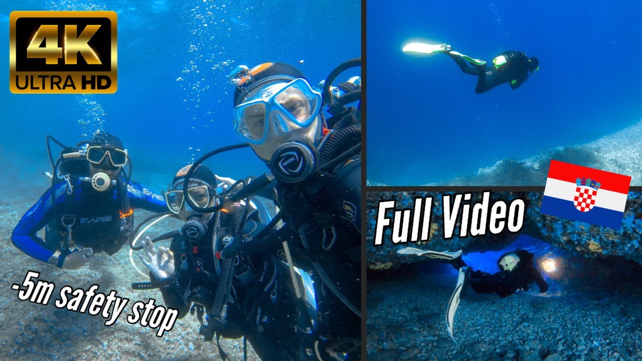 Priscapac Boat Dive - LUKOVAC KORCULA CROATIA︱Full Diving 4K Video