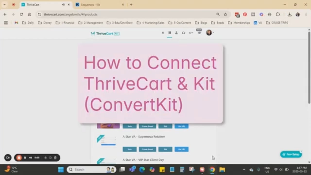 How to Connect ThriveCart to ConvertKit the Easy Way (Clean Setup You Can Actually Manage!)