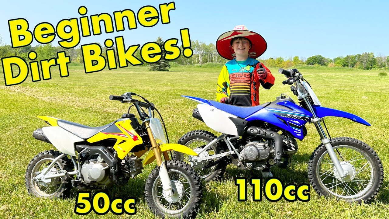 Beginner Dirt Bikes for Young Kids! Yamaha TT-R 110 vs Suzuki DRZ 50
