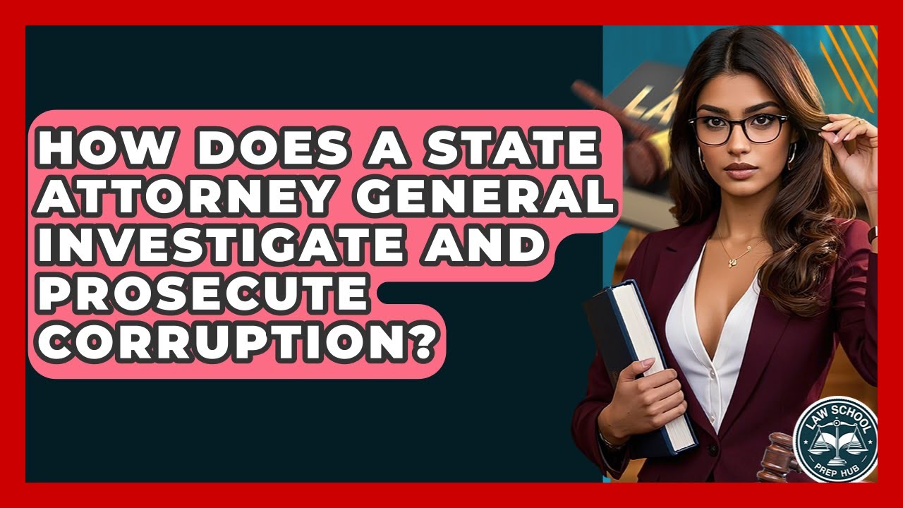 How Does A State Attorney General Investigate And Prosecute Corruption? - Law School Prep Hub
